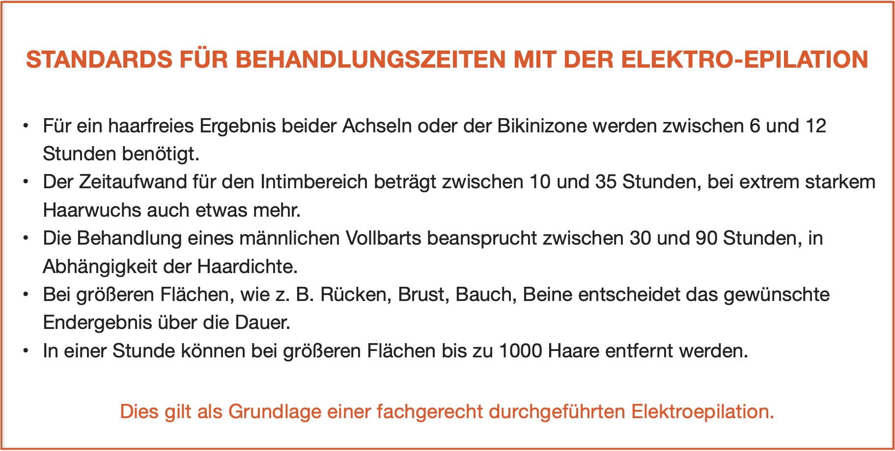Standards Elektroepilation #WirmachenStandards Standards Elektroepilation #WirmachenStandards